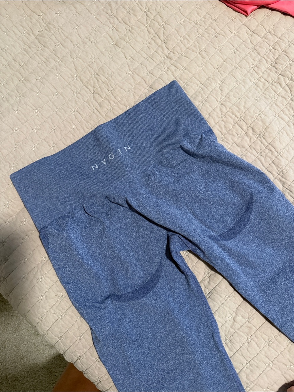 Blue Seamless Contour LG NVGTN Leggings